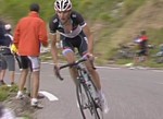 Frank Schleck pendant la douzi�me �tape du Tour de France 2011